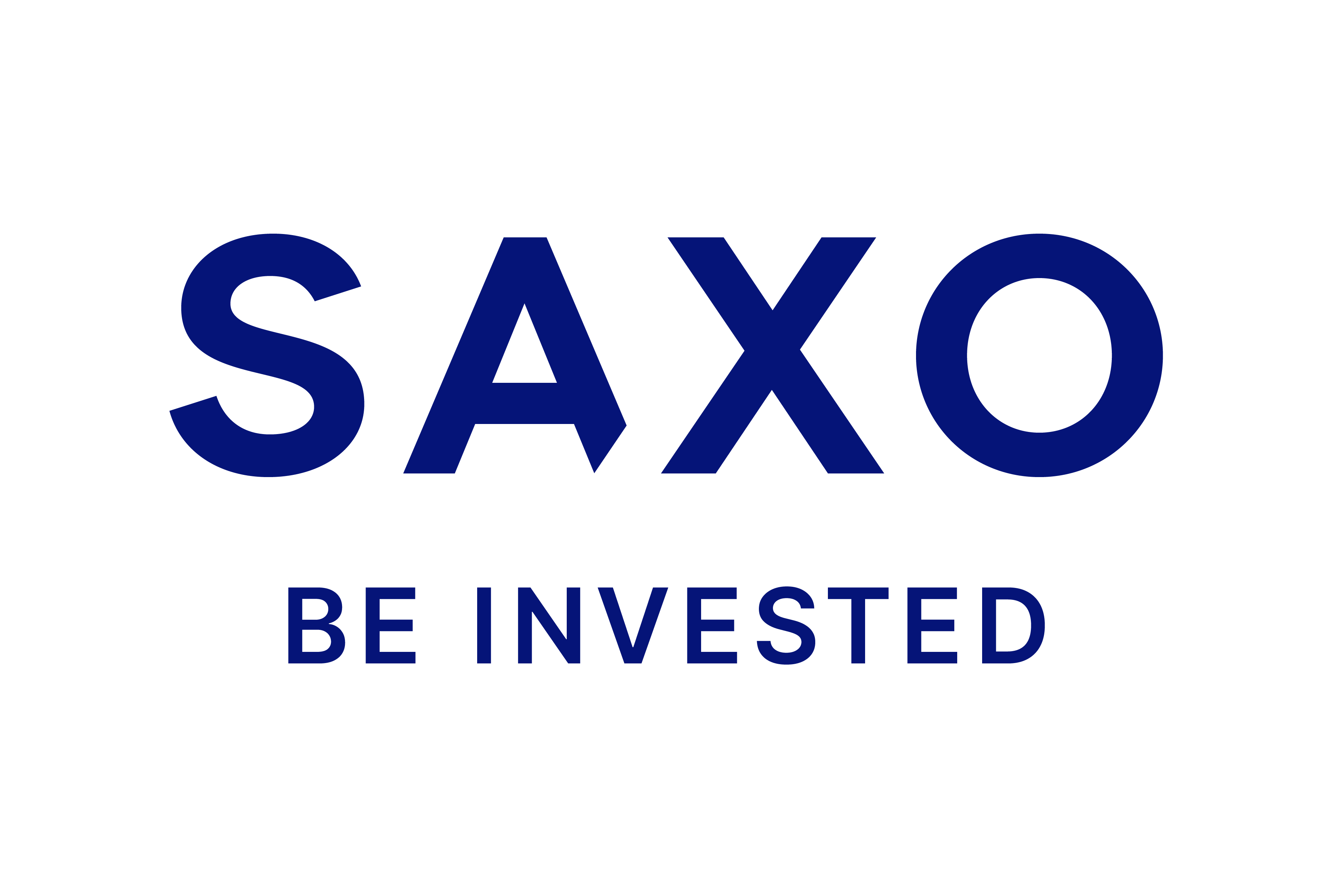 Logo saxo be invested